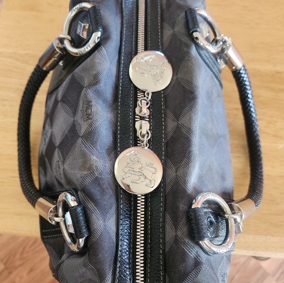 MCM Black and Gray Handbag - Picture 3 of 14